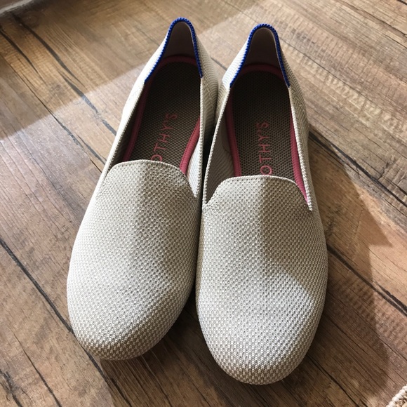 rothys linen loafer